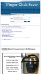 Mobile Screenshot of fingerclicksaver.com
